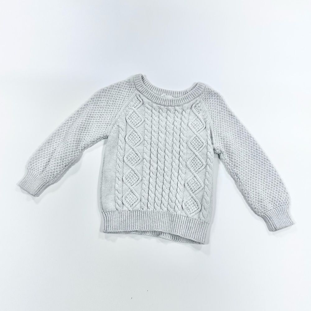 Jamie Kay off white cable knit cotton sweater 3